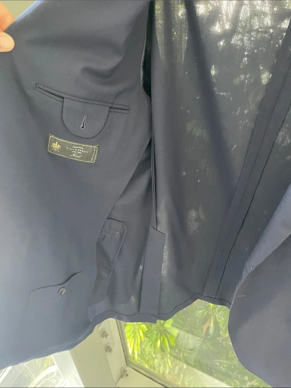 Suitsupply Navy Blue Two-Button Blazer